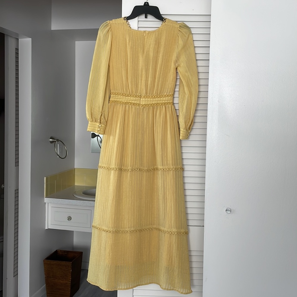 Roolee Yellow Maxi Dress - Picture 5 of 5
